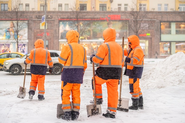 snow removing